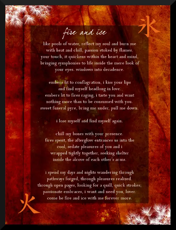 Fire Poems