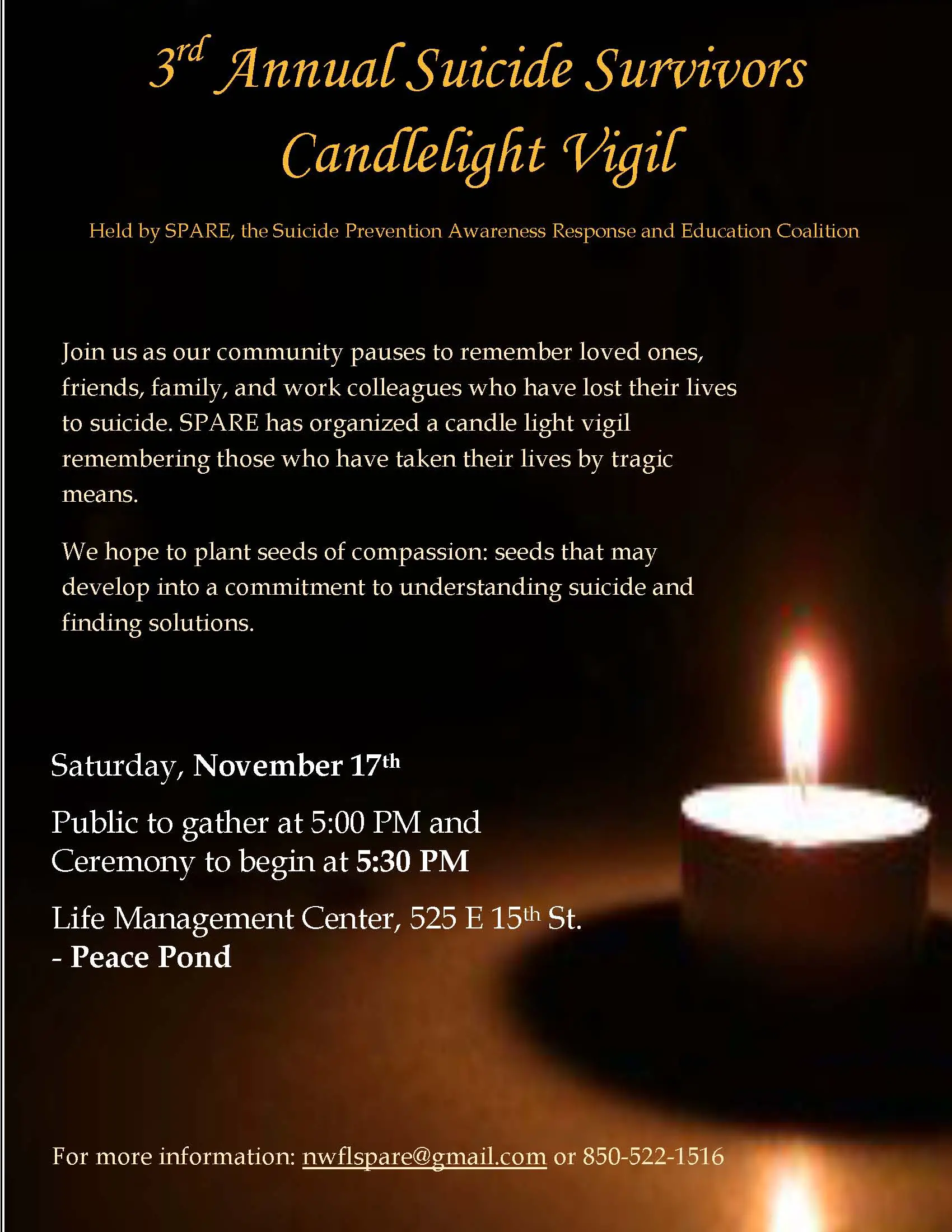 Candlelight vigil Poems
