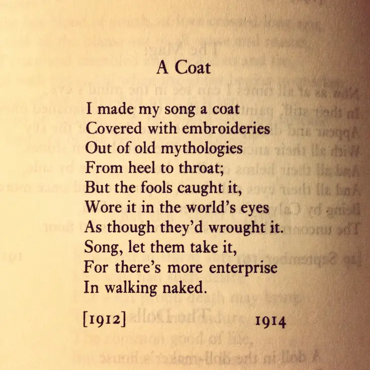 Yeats Poems
