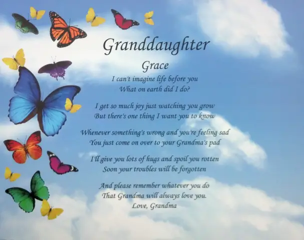 Grandma and granddaughter Poems
