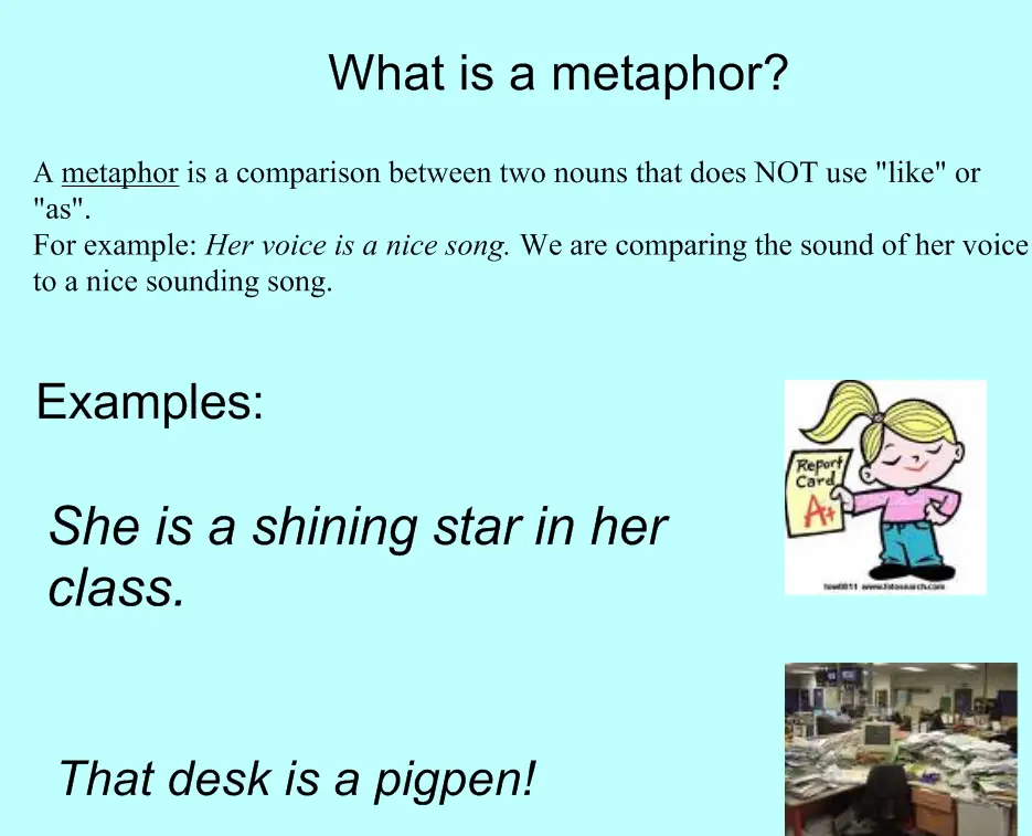 Metaphors Poems Poems