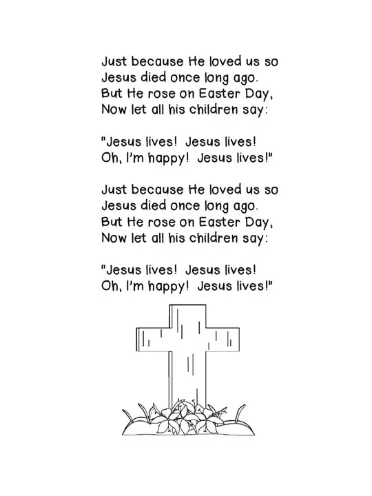 Easter Poems For Kids Church