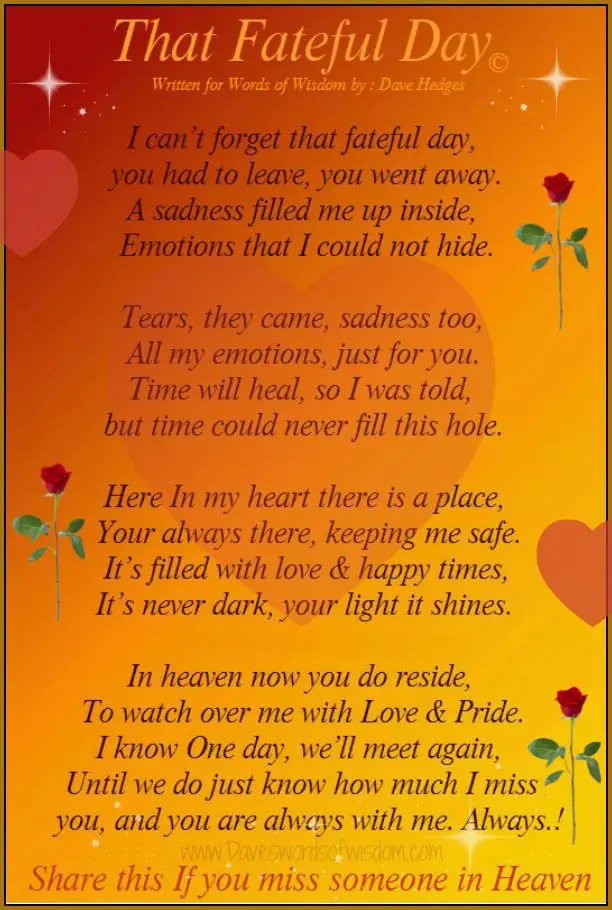 Missing my husband Poems
