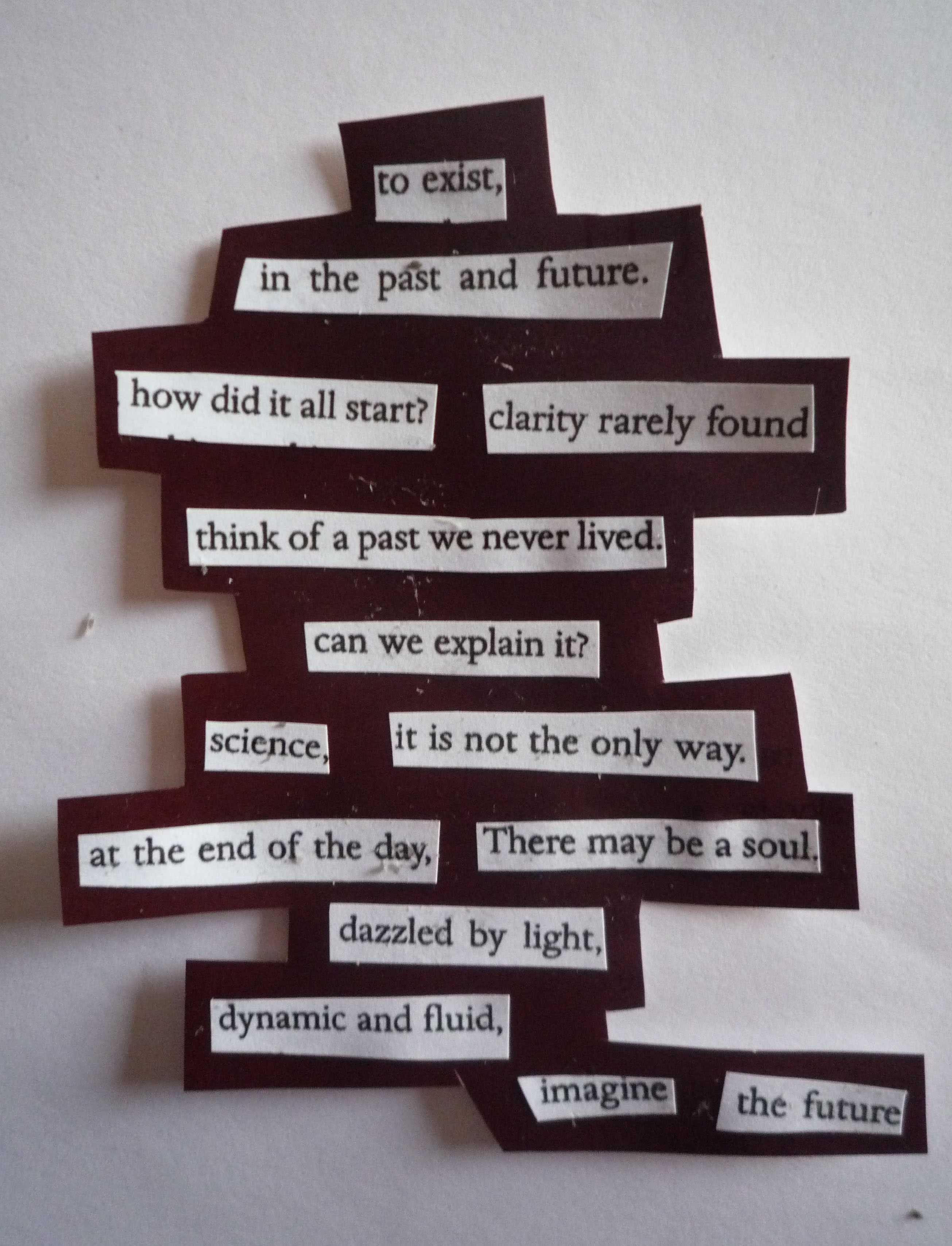 Examples of found Poems