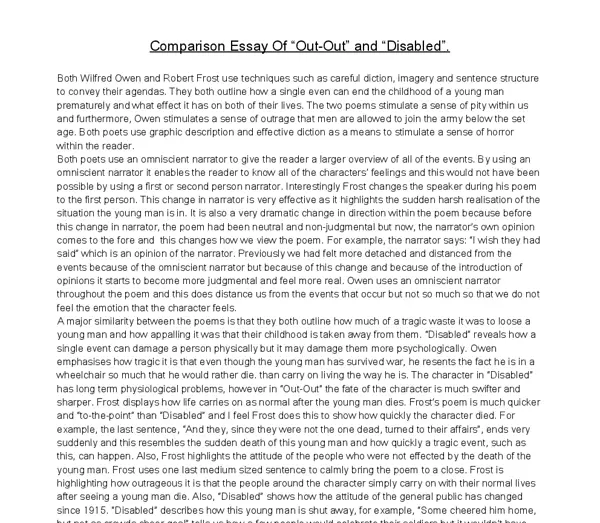 Poetry explication essay
