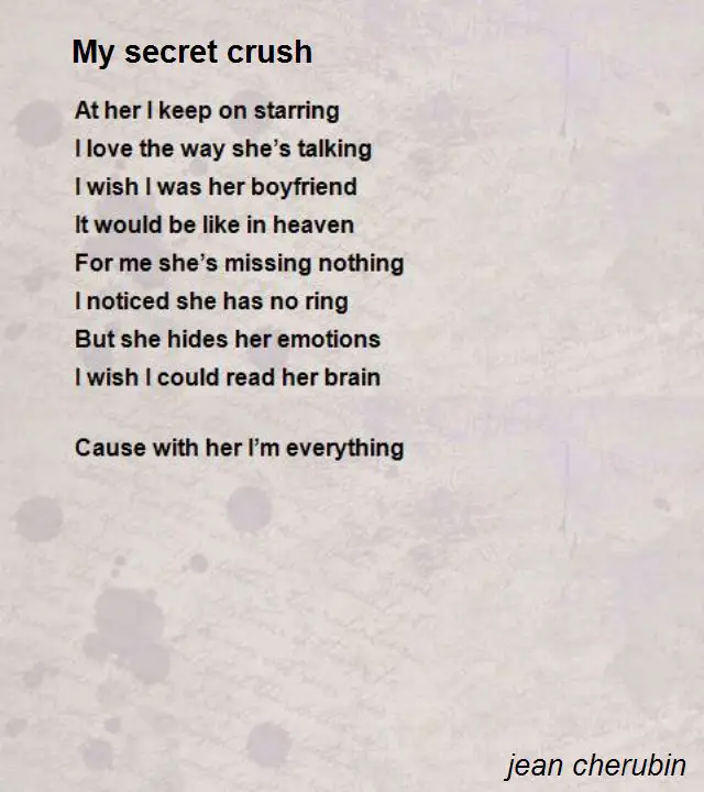 Secret Poems Secret Poems