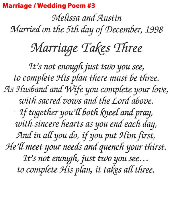 Married Love Poems S And Quotes About Marriage Quotesgram