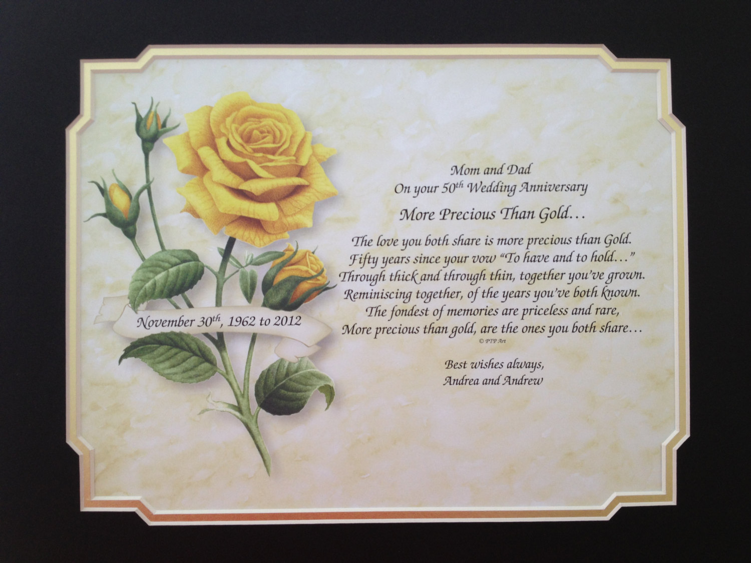 Pas Anniversary Poems