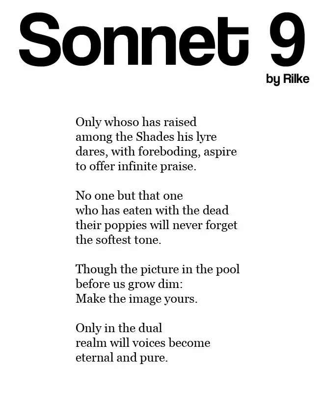 write a critique paper about the sonnet