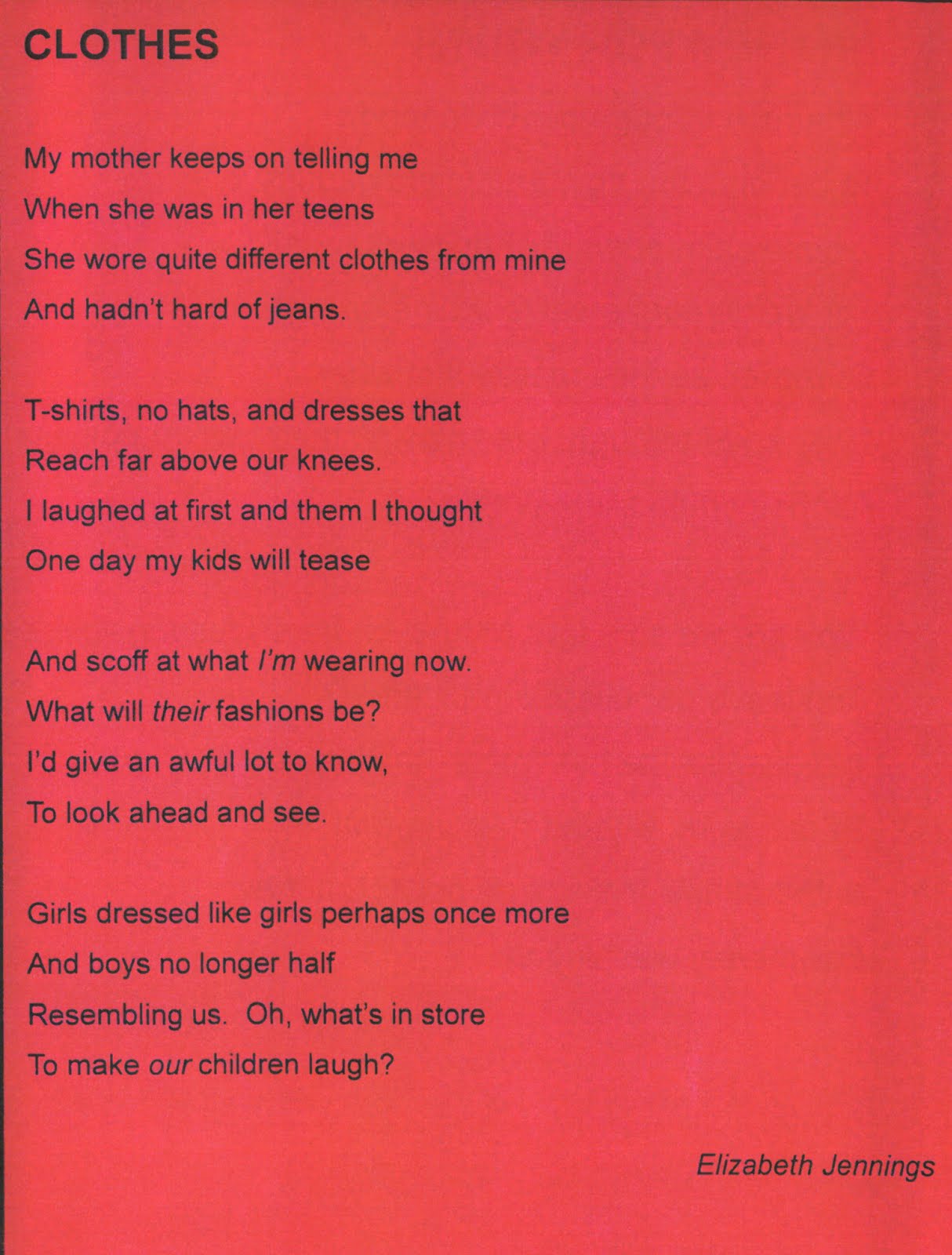 Poem about teenage girls hundred guys