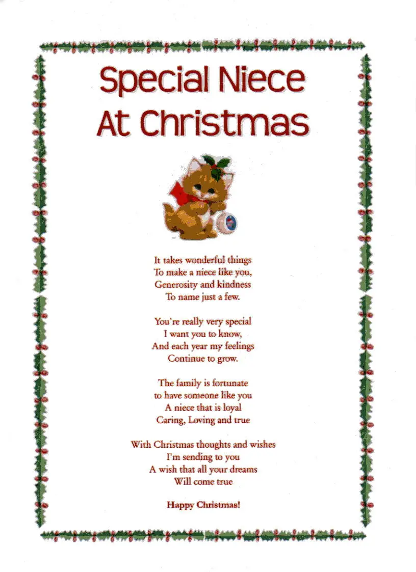 Niece Poems