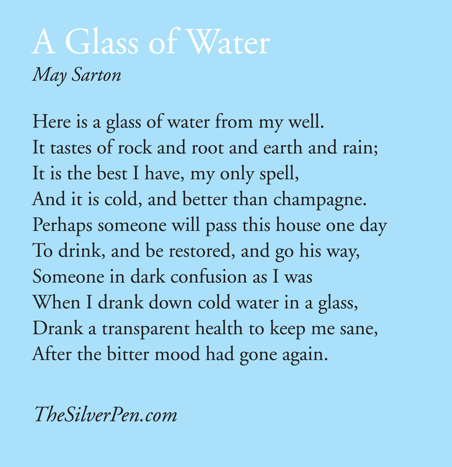 Water Poems