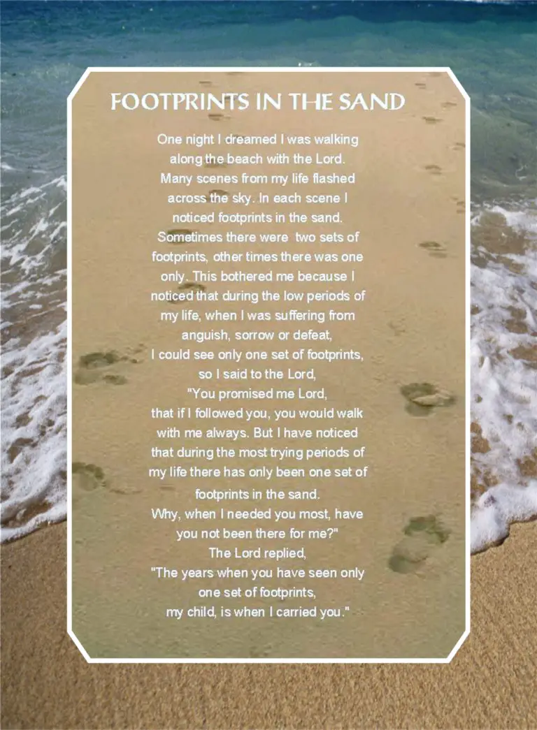 Footprints Poems