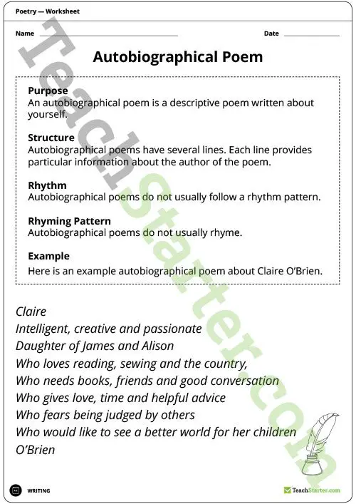 Autobiography in 5 chapters image