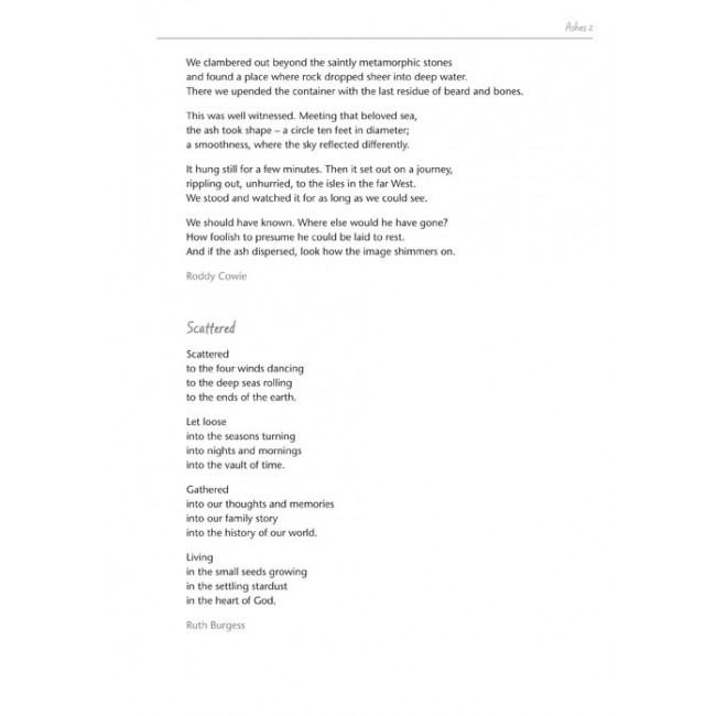 Scattering ashes Poems