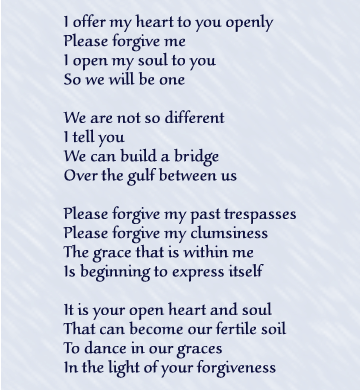 Please forgive me my love poems