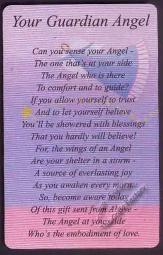 Guardian angel Poems