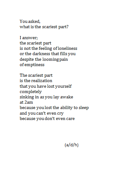 Depresing Poems Depresing Poems