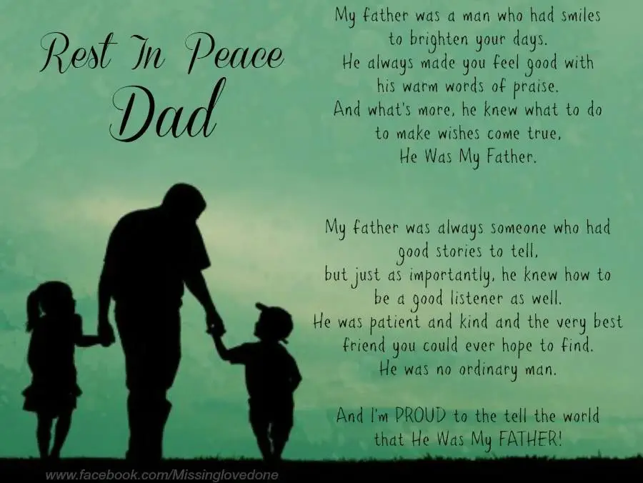 Rip dad Poems