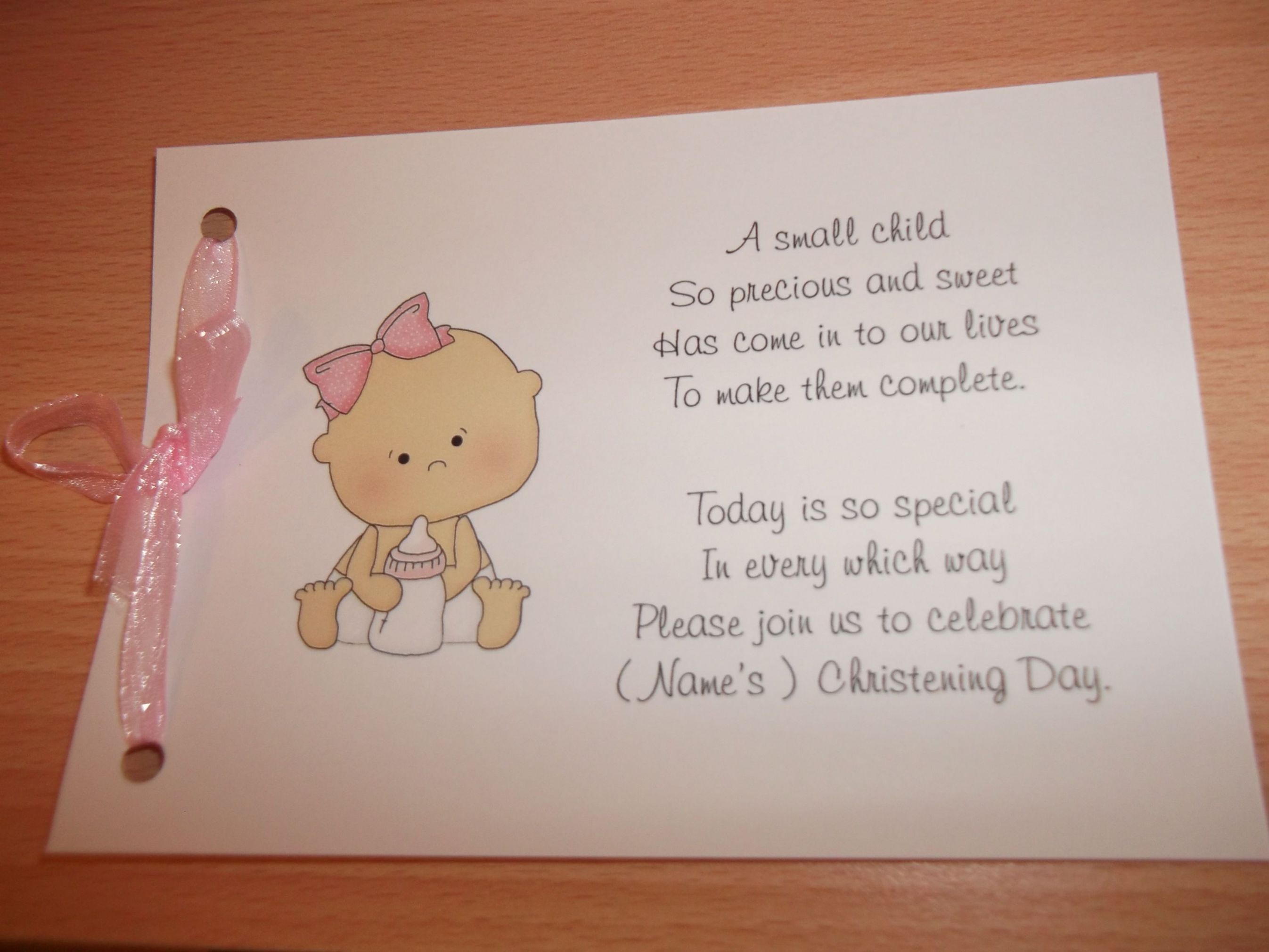 Christening Poems