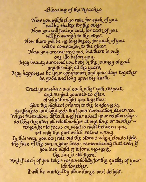Wedding blessings Poems