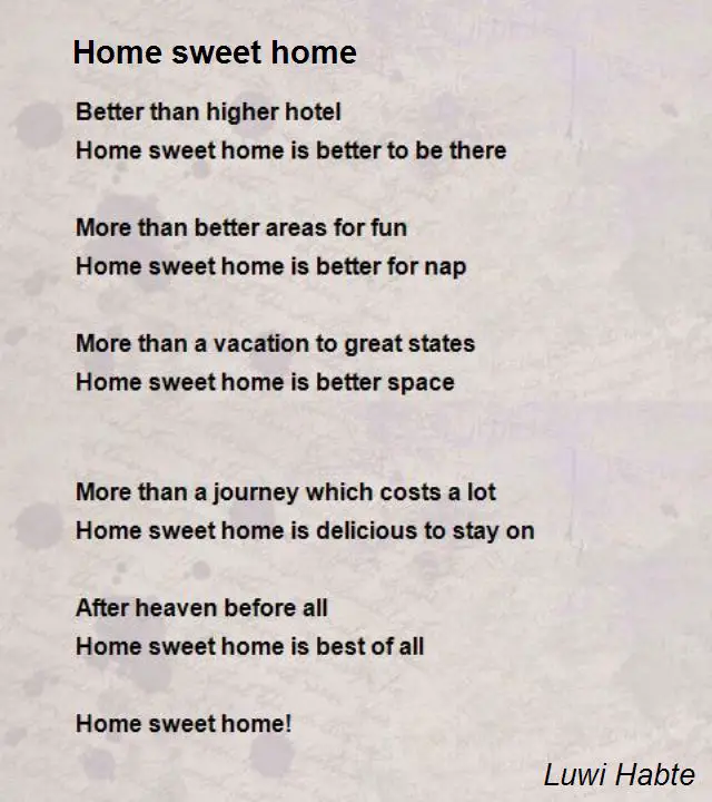 Home Poems