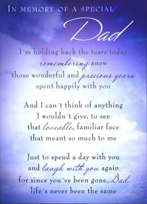 Happy Birthday Daddy Poems