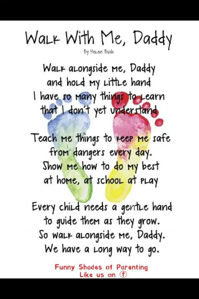 fathers day poems for preschoolers
