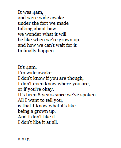 Grow Up Poems Grown Ups By Ashley We He It