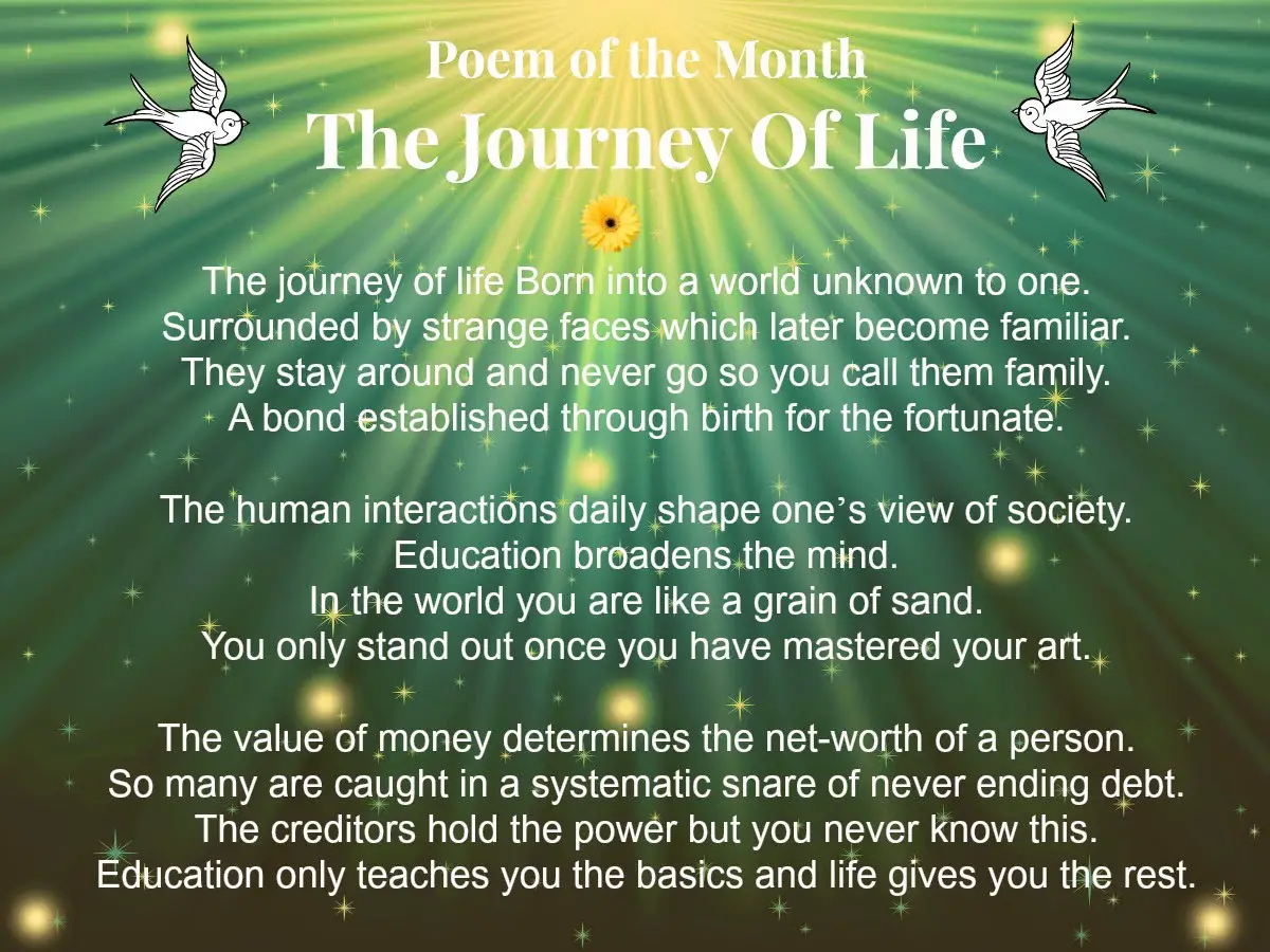 the journey poem message