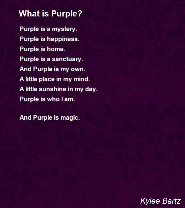 Purple Poems