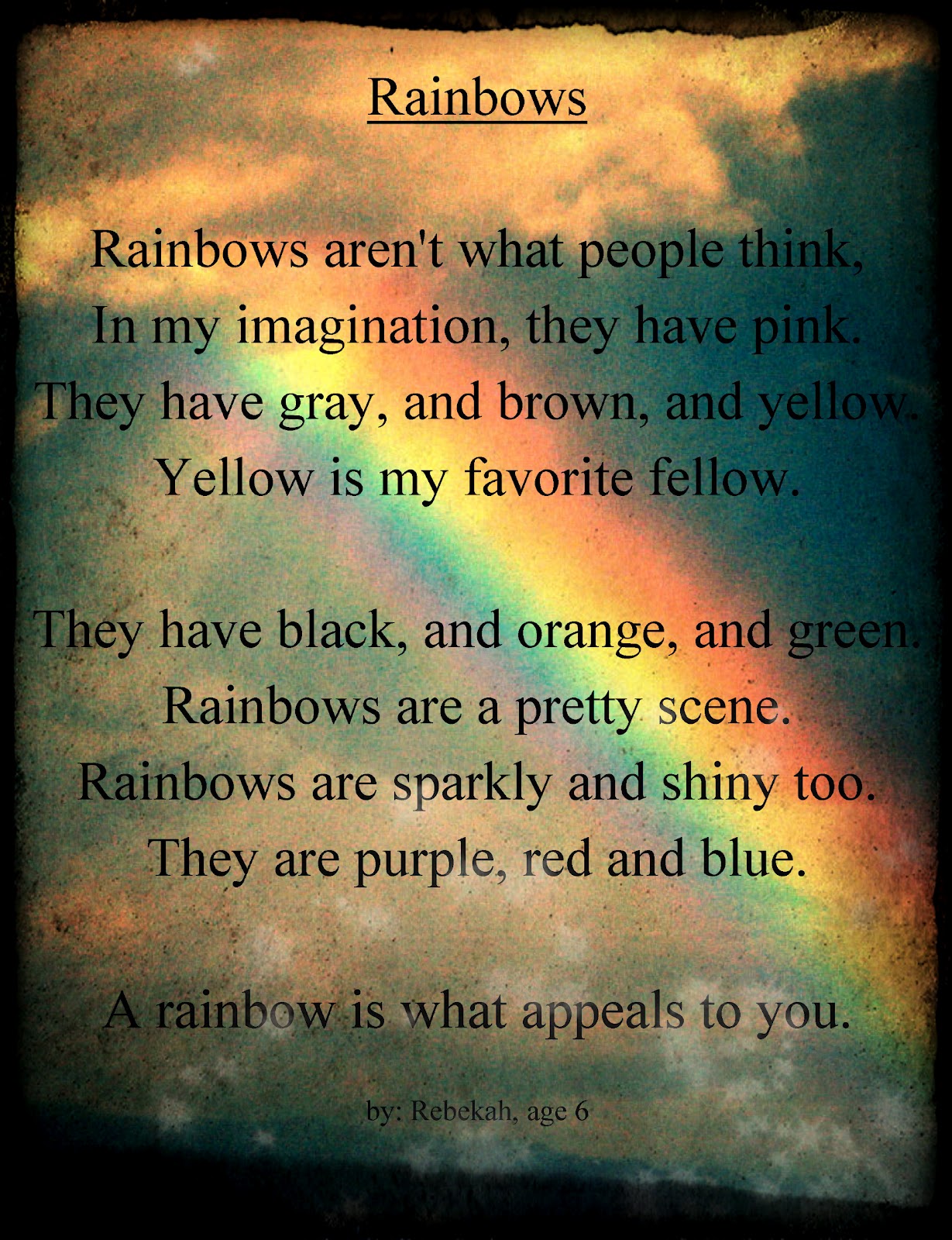 Rainbows Poems