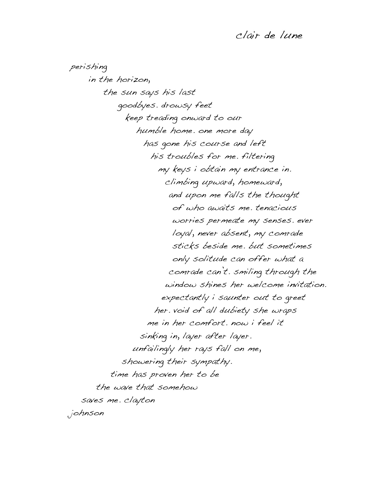 Lune Poems