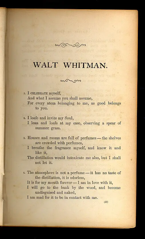 Homoeroticism And Sexuality In Leaves Of Grass, A Poem Collection By Walt Whitman