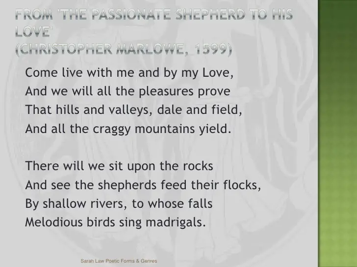 Pastoral poems and sonnets picture
