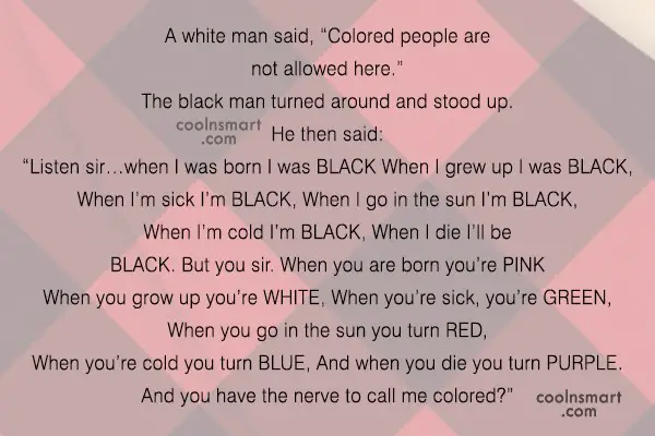 Racism Poems