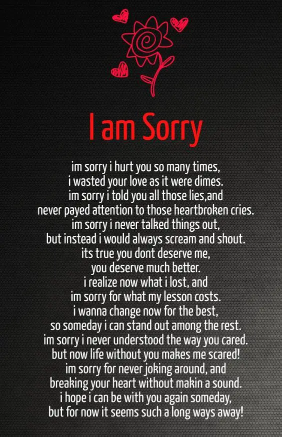 cute im sorry quotes for her cute im sorry quotes for her
