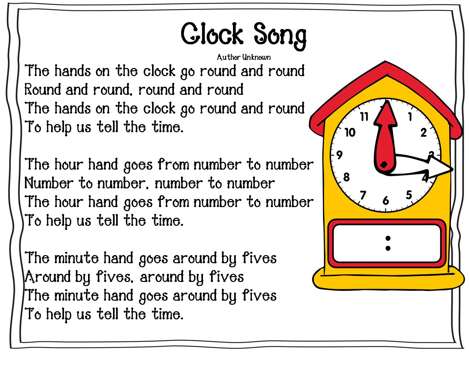 Clock Poems