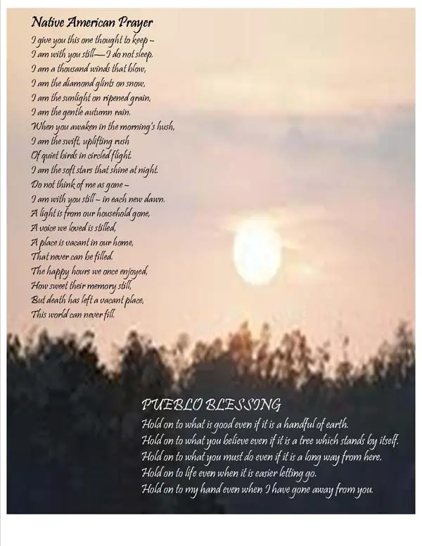 grief prayers poems