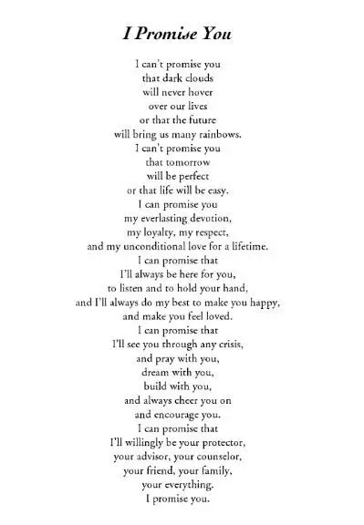 Promise Ring Poems