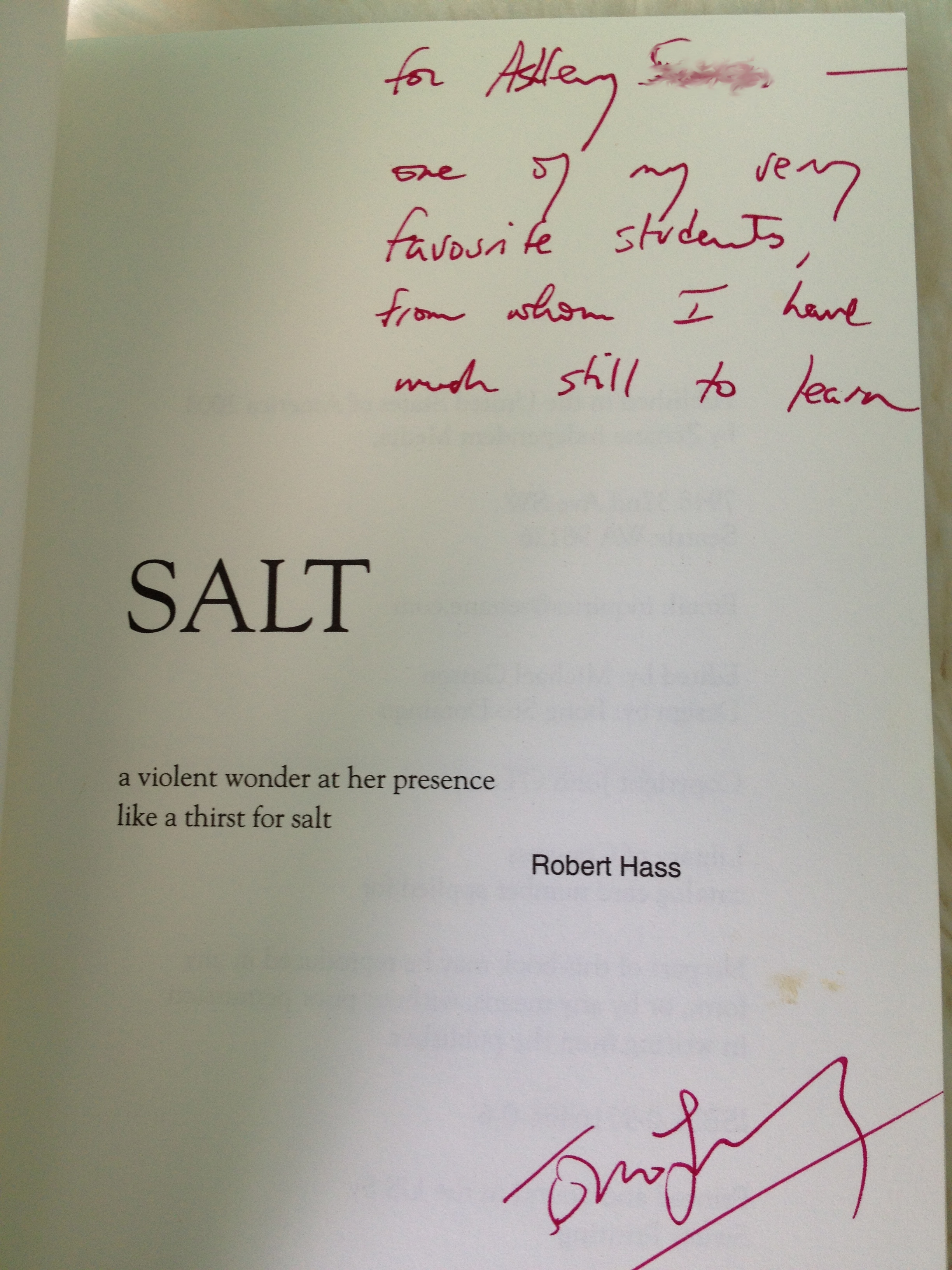 Salt Poems