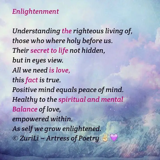 Enlightenment Poems