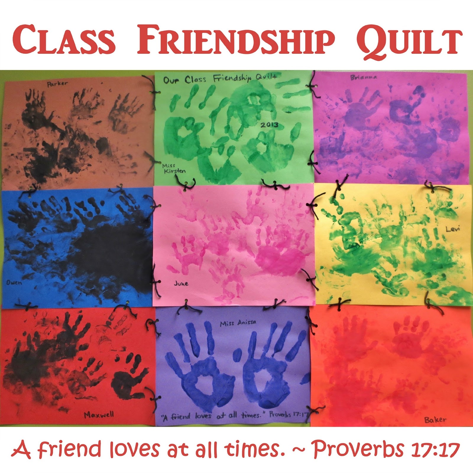 Preschool friendship Poems