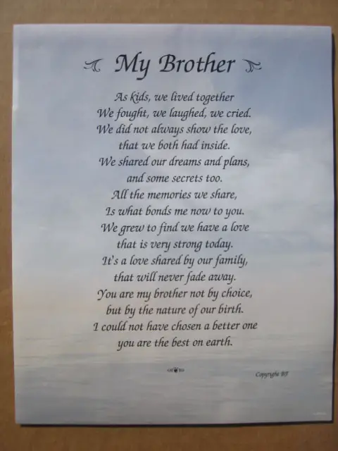 Brother Poems