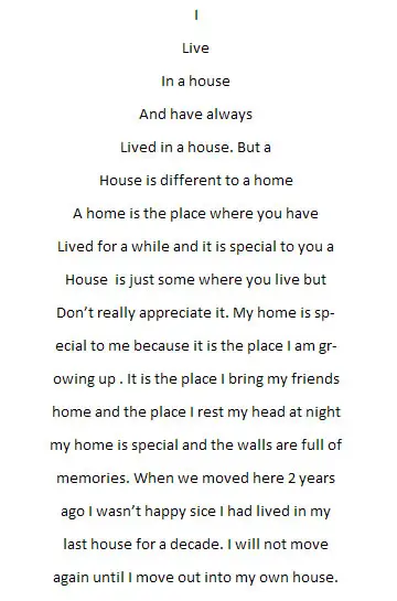 Home Poems