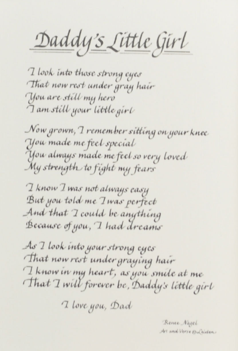 Daddys girl Poems