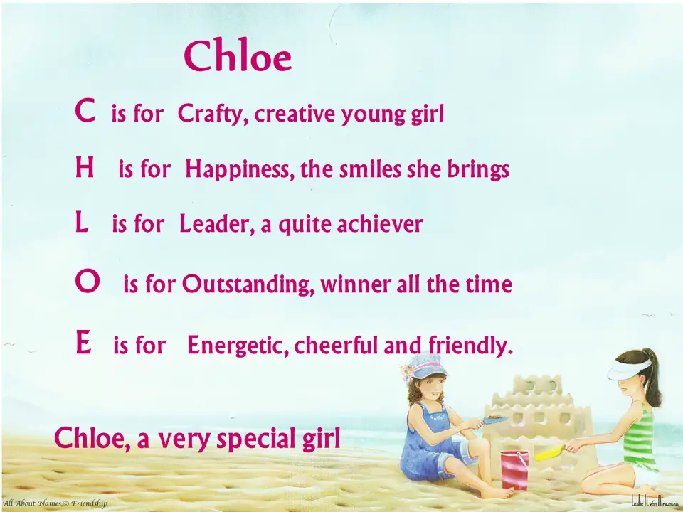 Chloe Poems