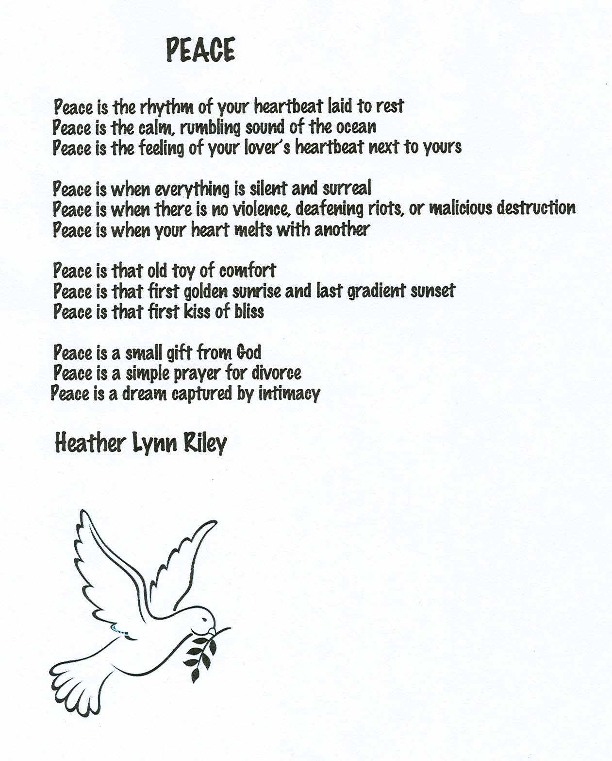 Peace Poems