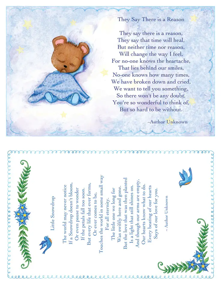Baby loss Poems