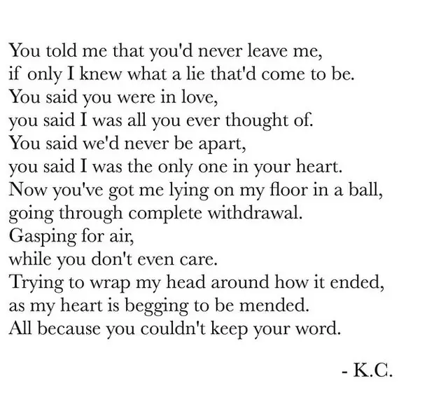 Poems For Ex Boyfriend